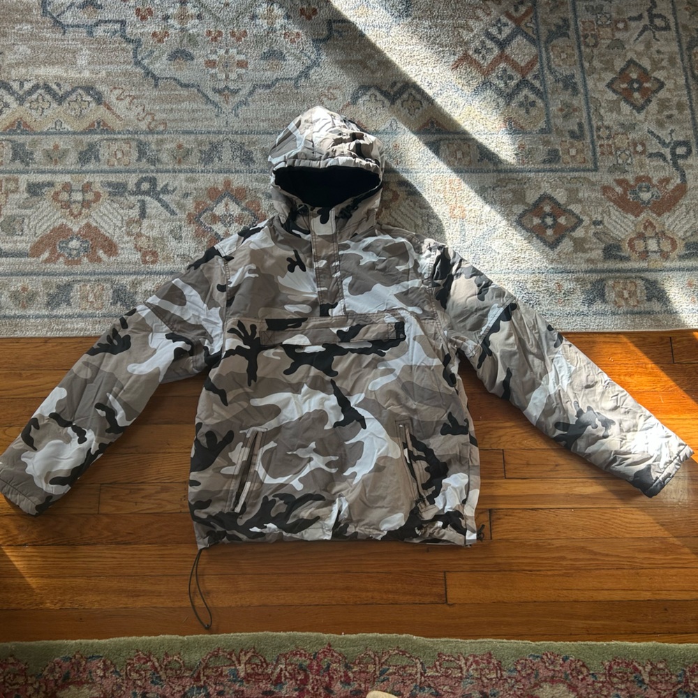 Anorak Jacket - Winter Camo